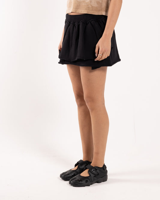 Aries Arise Premium Temple Rara Mini Sweatskirt Black