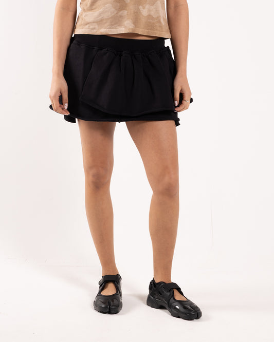 Aries Arise Premium Temple Rara Mini Sweatskirt Black