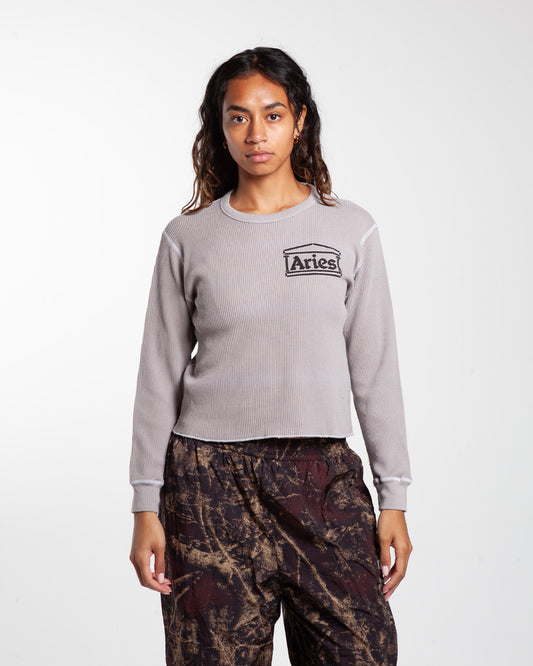 Aries Arise Reversible Waffle LS Grey