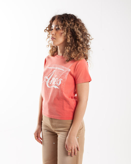 Aries Arise Sunbleached Cola SS Tee