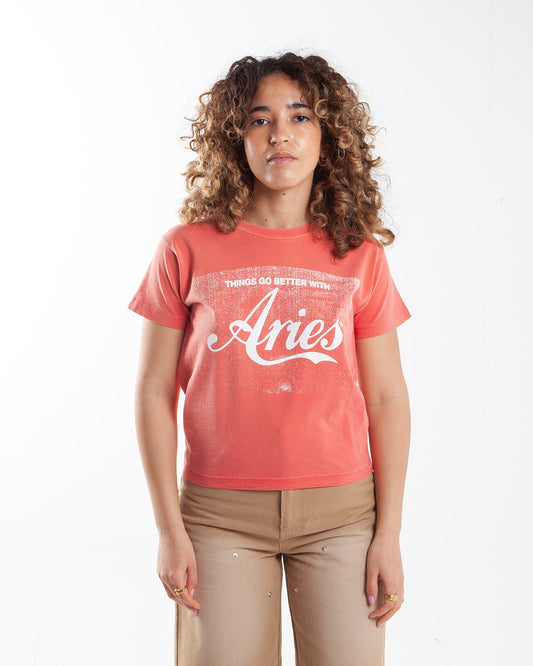 Aries Arise Sunbleached Cola SS Tee
