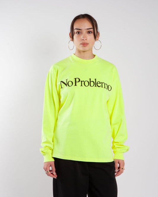 Aries No Problemo LS Tee Fluoro Yellow
