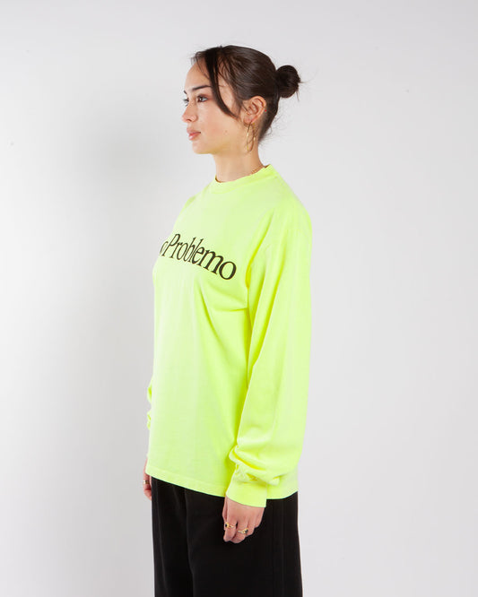 Aries No Problemo LS Tee Fluoro Yellow