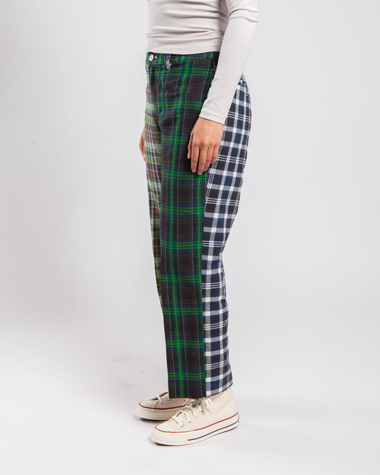 Maha - Beams Boy O. Mad/Chk Pants Navy