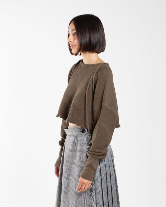 Beams Boy GMil Short P/O Olive