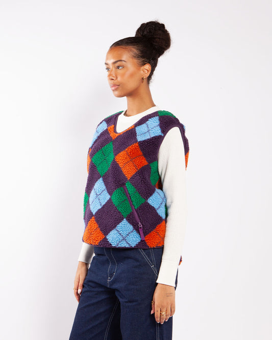 Beams Boy O. BOY JAQBoa P/O Vest Purple