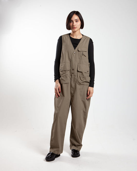 Olive Beams Boy women’s overalls, front view