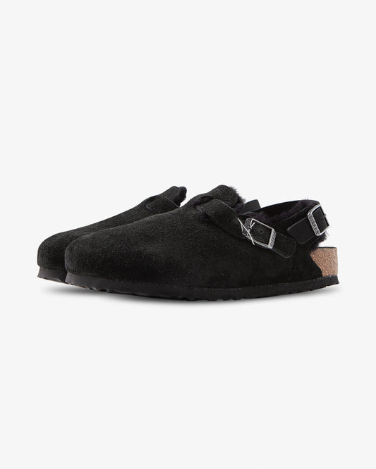 Birkenstock Tokio Shearling Black
