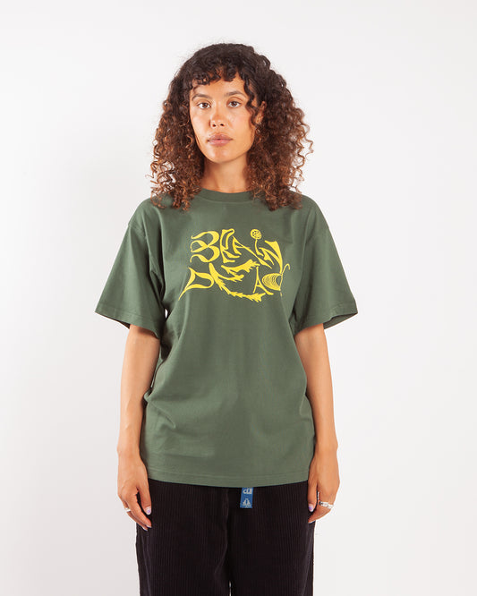 Brain Dead New Age Tee Green