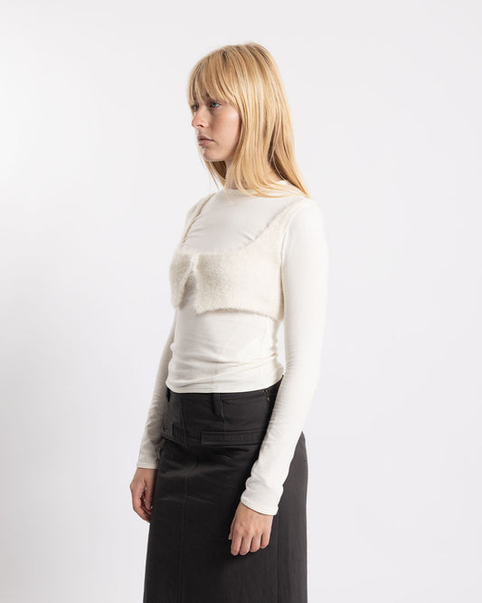 COOR Layered Bra Top Cream