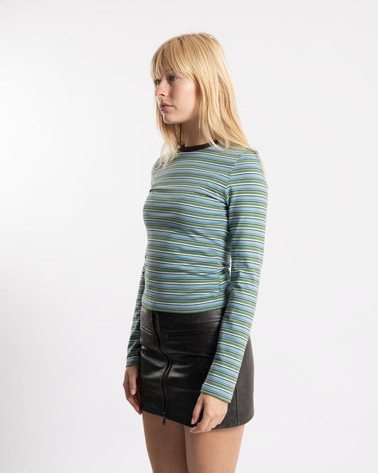 COOR Multi Stripe Long Sleeve Blue
