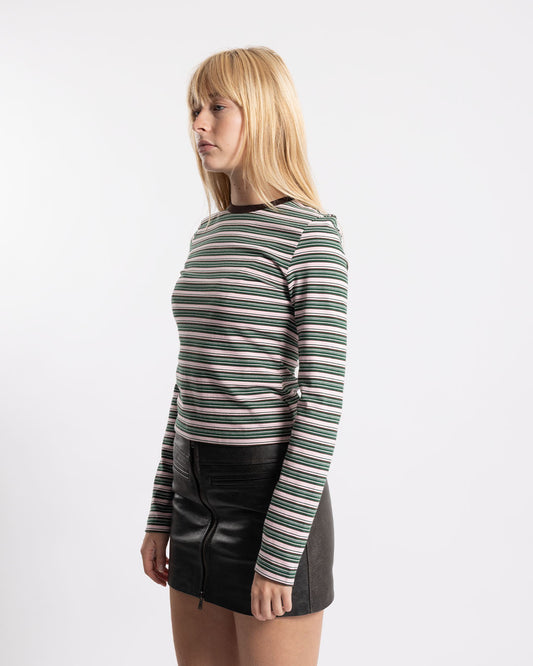 COOR Multi Stripe Long Sleeve Pink