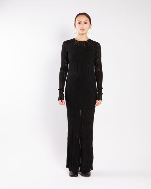 Calvin Klein Maxi Dress Black