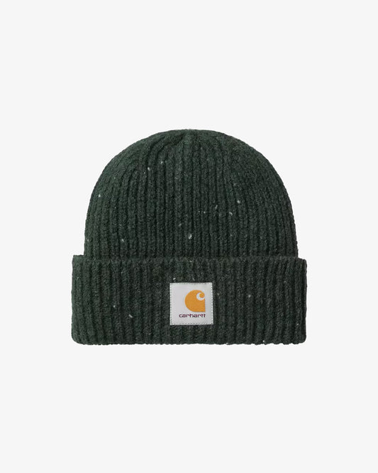 Carhartt WIP Anglistic Beanie Speckled Dark Scarab