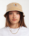 Carhartt WIP Bane Bucket Hat Dusty Hamilton Brown