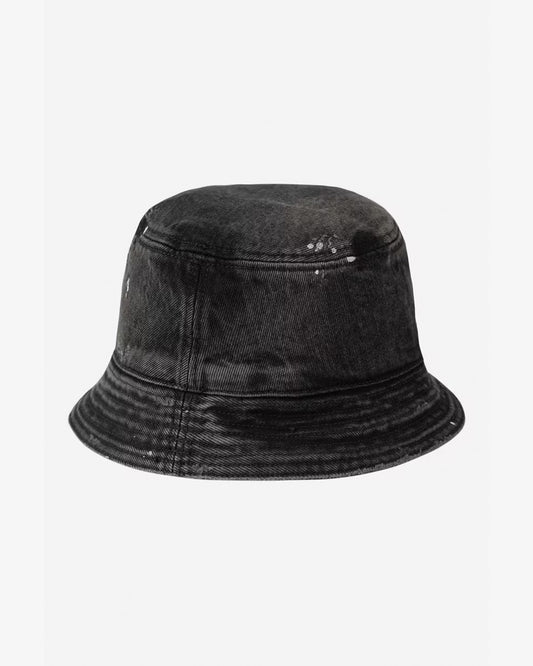 Carhartt WIP Belmar Bucket Hat Black Destroy Wash/Splatter