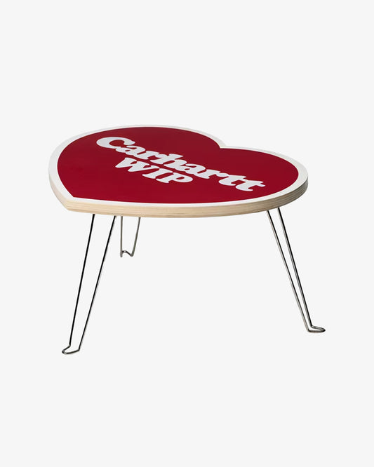 Carhartt WIP Heart Folding Table Scarlet/White