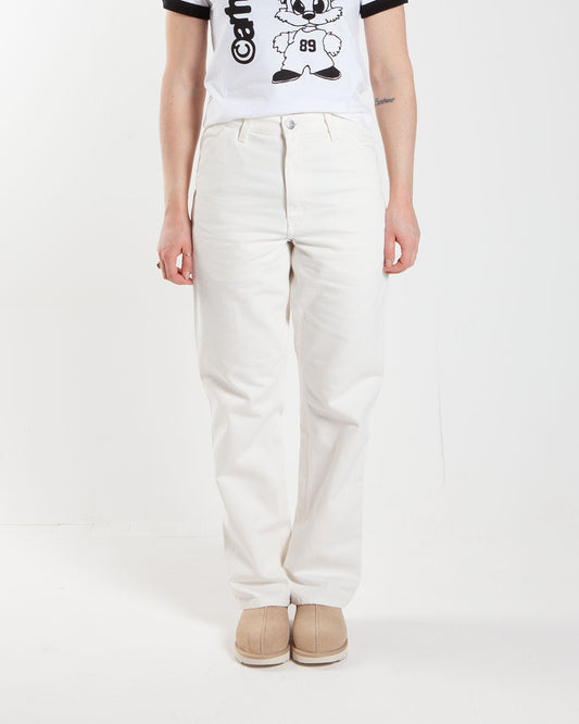 Carhartt WIP Single Knee Pant White Rinsed