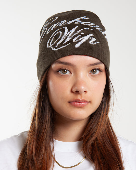 Carhartt WIP Travon Beanie Cypress/White