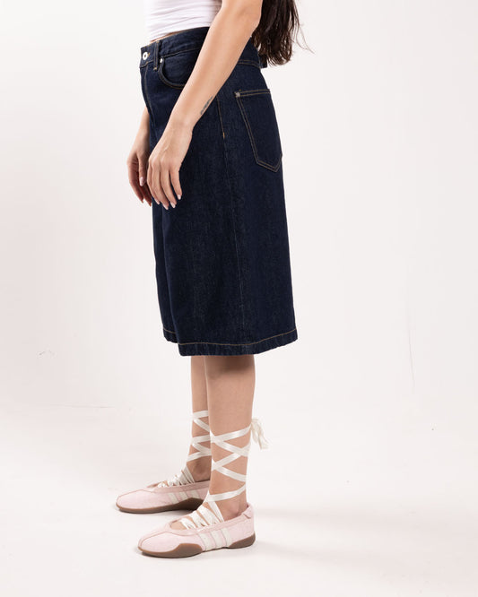 Carhartt WIP W' Belmont Short Blue Rinsed