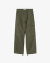 carhartt wip, cargo pants, green, front view