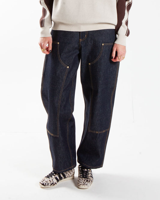 Carhartt WIP W' Brandon Double Knee Pant Blue Rigid