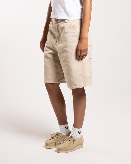 Carhartt WIP W' Brandon Single Knee Short - Dusty H Brown/Chalk Wash