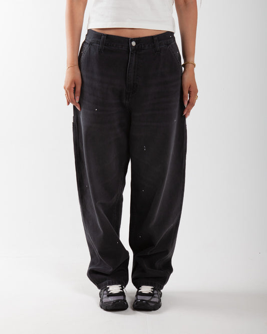 Carhartt WIP W' OG Single Knee Pant Black Destroy Wash/Splatter