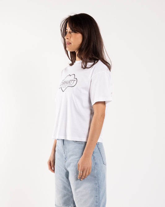 Carhartt WIP W' S/S Cloud Heart T-Shirt White