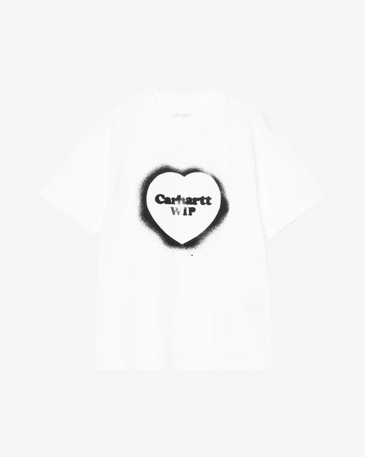 Carhartt WIP W' S/S Spray Heart T-Shirt White