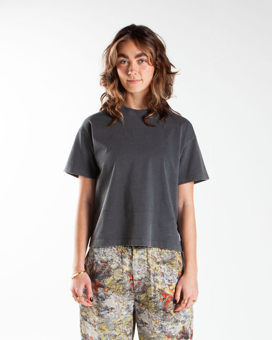 Carhartt WIP W' T-shirt Black Grind Wash