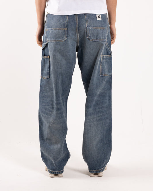 Carhartt WIP W' Brandon Double Knee Pant Blue Washed