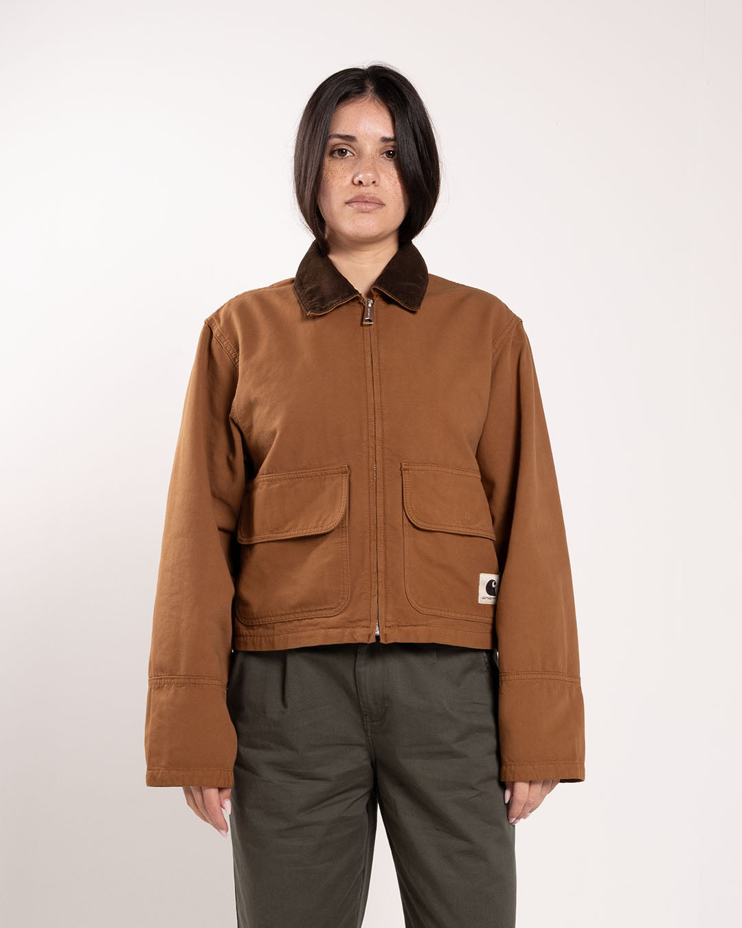 Carhartt WIP W' Prescott Jacket Hamilton Brown/Tobacco