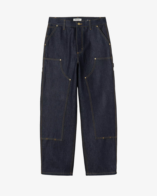 Blue Carhartt WIP W Brandon Double Knee Pant, front view
