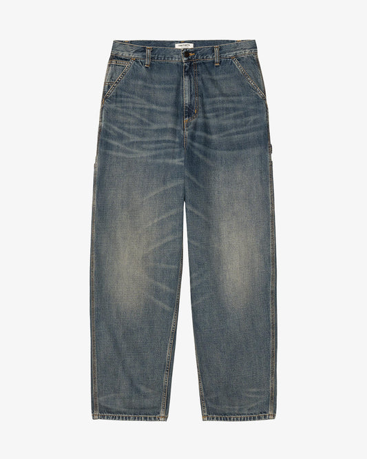 Carhartt WIP W' Brandon Single Knee Pant Blue Worn Washed