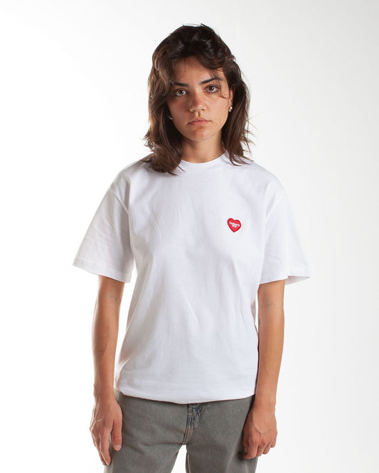 Carhartt WIP W' Heart II Hart T-Shirt White