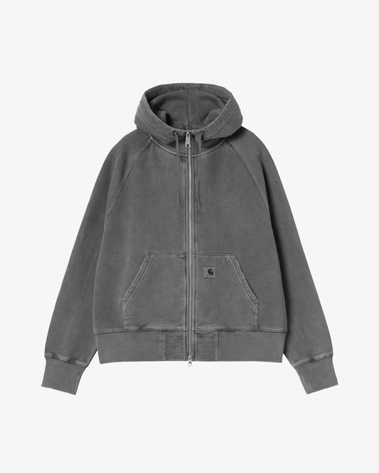 Carhartt WIP W' Hooded Torion Jacket Black Grind Wash
