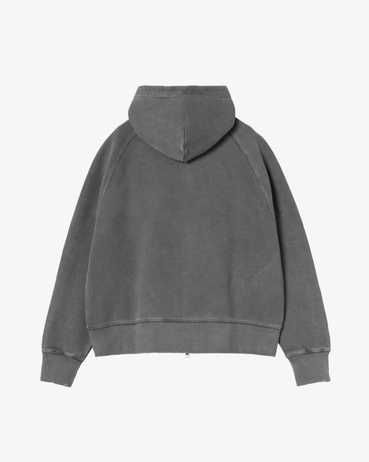 Carhartt WIP W' Hooded Torion Jacket Black Grind Wash