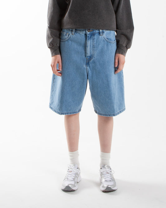 Carhartt WIP W' Brandon Short  Blue Stone Bleached