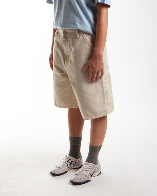 Carhartt WIP W' Brandon Single Knee Short - Dusty H Brown/Chalk Wash