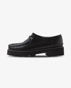 Clarks Originals, Walla Yukoner, black loafers, women, side view