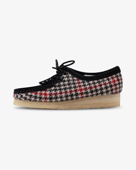 Clarks Originals Wallabee Black/Tweed Combi