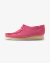 Clarks Originals Wallabee, Pink shoe, women, side view