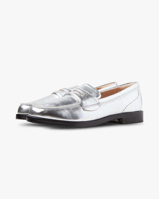 Clarks Straven Edge Silver Leather