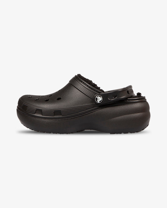 Crocs Classic Platform Lined Clog W Black