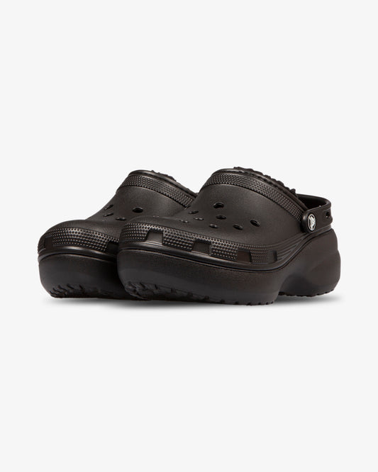 Crocs Classic Platform Lined Clog W Black