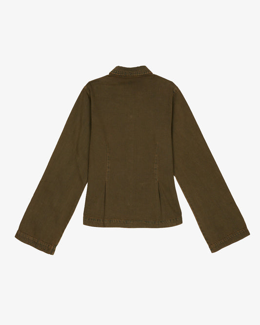 Brain Dead Denim Mesa School Shirt Mud
