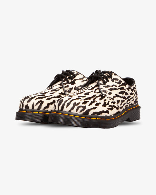Dr. Martens x Wacko Maria 1461 Tiger Camo Hair On Black/White