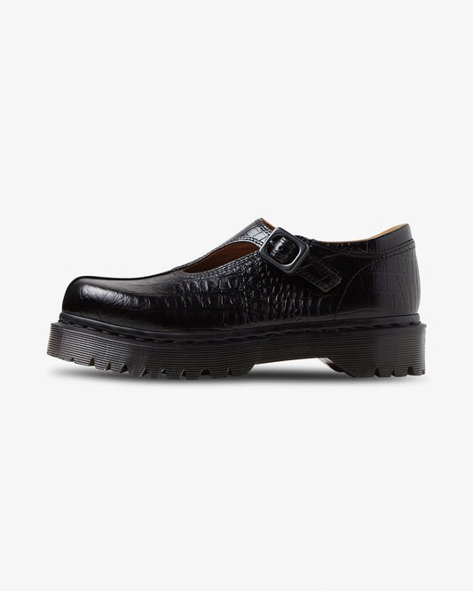 Dr. Martens Rejena Mary Jane Black Croc