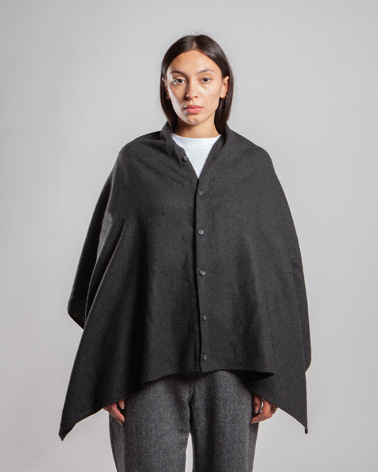 Engineered Garments Button Shawl Grey